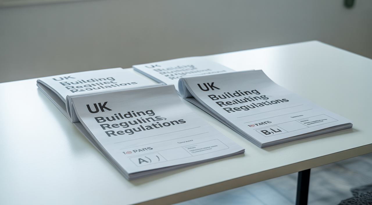 Diagram explaining how to review and access UK building regulations effectively for 2024 projects