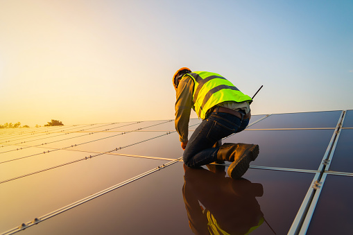 solar panel installation