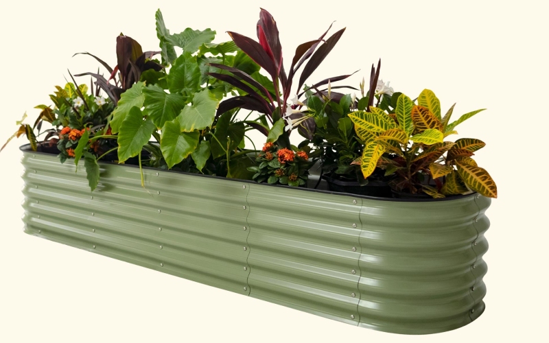 Galvanized raised beds