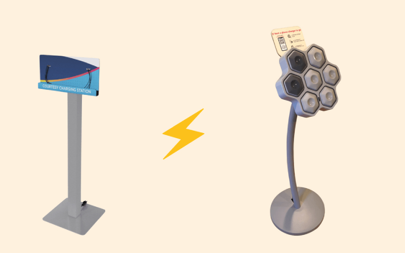 cell phone charging station