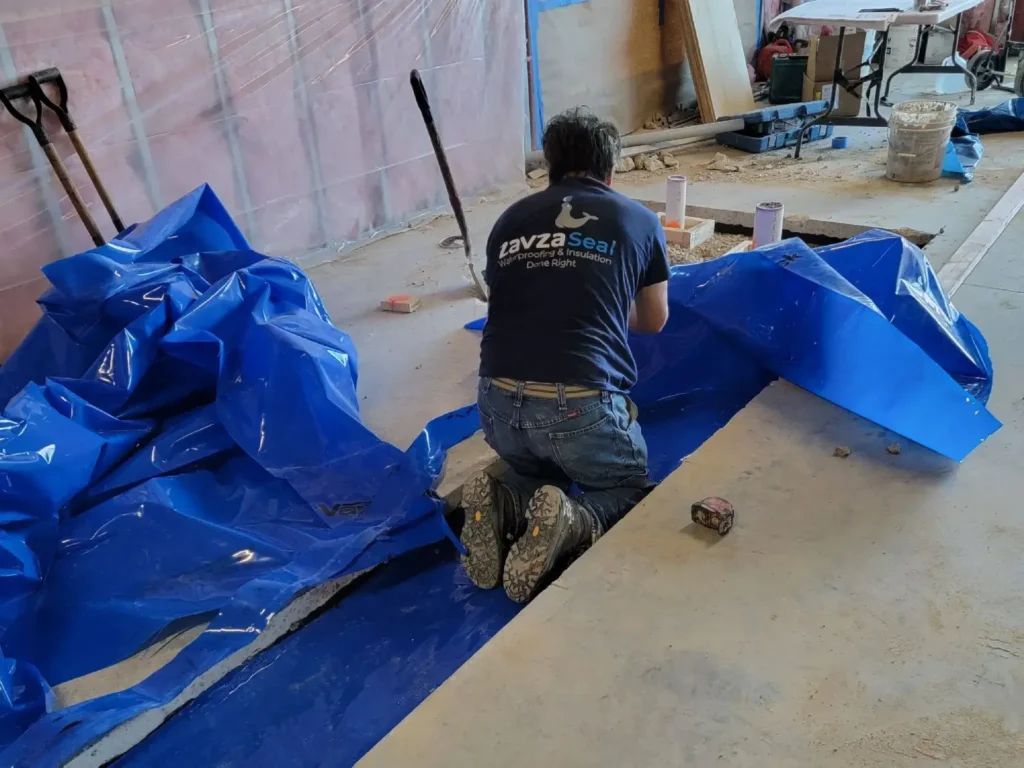 Zavza Seal workers during aspen dental, Holbrook NY construction